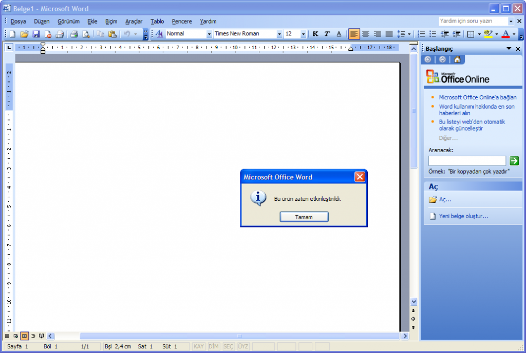 Microsoft office access 2003 indir sp3
